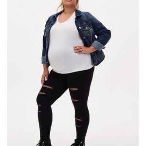 Plus Size Maternity Leggings